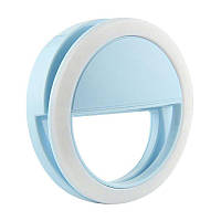 Кільце для селфи з підсвічуванням selfie light (Blue) | Світлодіодне кільце, Селфи лампа, Selfie Ring Light