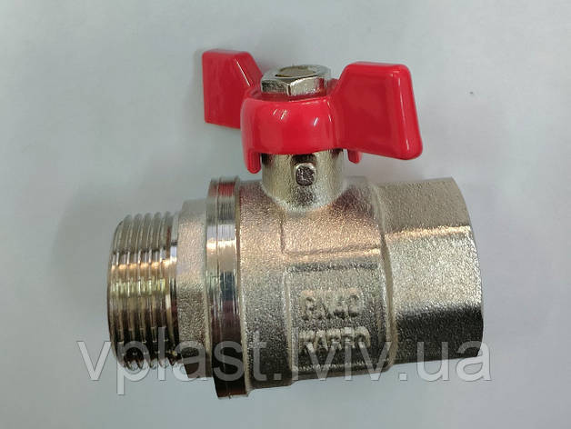 Кран кульовий Karro Standard+ 1/2" ЗВ, фото 1