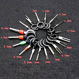 Набір з 100 сьемников для вилучення пінів контактів роз'ємів авто, фото 5