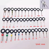 Набір з 100 сьемников для вилучення пінів контактів роз'ємів авто, фото 2