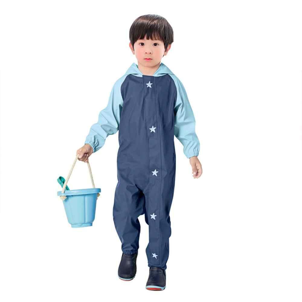 Комбінезон водонепроникний для хлопчика синій "Зірочки" р. 74/80см., фото 1