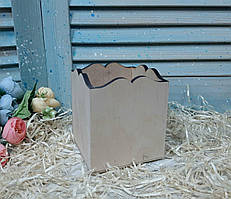 Стакан Хвиля 10х10х11см, фанера 6мм