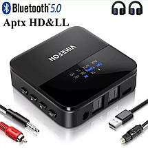 Bluetooth адаптер 5.0 з aptX VIKEFON BT-B20 приймач передавач звуку на чіпі CSR8675, фото 2