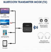 Bluetooth адаптер 5.0 з aptX VIKEFON BT-B20 приймач передавач звуку на чіпі CSR8675, фото 3