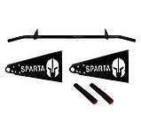 Турнік настінний розбірний Sparta для широкого та вузького хвату, фото 7