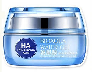 Крем для обличчя Bioaqua HA Hyaluronic Acid Water Get з гіалуронової кислотою Moisture Replenishment Cream, 50г, фото 2