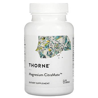 Thorne Research, Цитрат магнію, Magnesium Citramate, 90 капсул