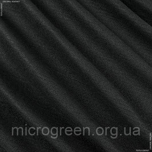 Неткане полотно синтоватин чорний 180 щільність, погонний метр, ширина 1.5 м