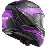 Мотошлем LS2 FF320 Stream Evo Mercury Titan Purple р.S, фото 3