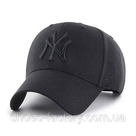 Кепка унісекс 47 Brand Mvp Ny Yankees Snapback (B-MVPSP17WBP-BKB), фото 1