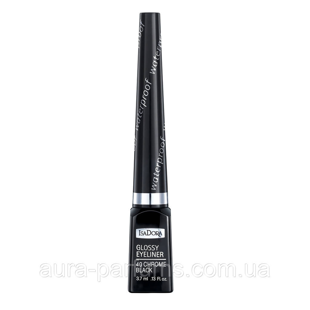 Підводка для очей IsaDora Glossy Eyeliner Waterproof, фото 1