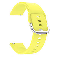 Ремінець CDK Silicone Sport Band 20mm для Garmin Vivomove HR (09651) (yellow)