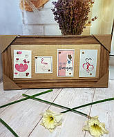 🔥Фоторамка колаж на 4 фото з кнопками