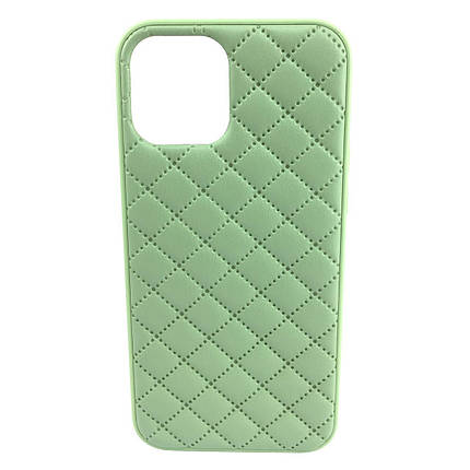 Чохол накладка xCase для iPhone 11 Quilted Leather case Mint, фото 1