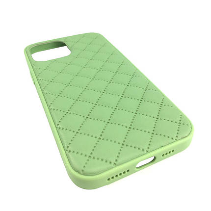 Чохол накладка xCase для iPhone 11 Quilted Leather case Mint, фото 4