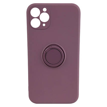 Чохол xCase для iPhone 11 Pro Silicone Case Full Camera Ring Blueberry, фото 1