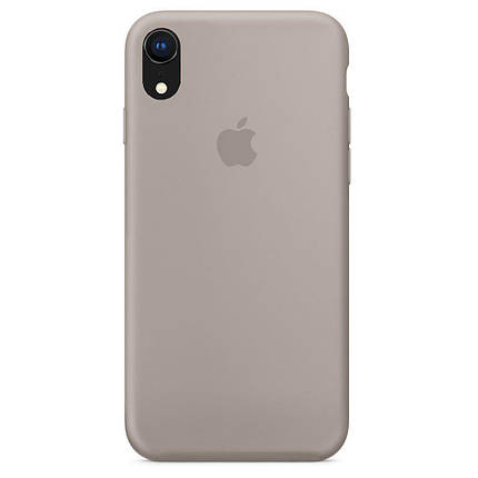 Чохол накладка xCase для iPhone XR Silicone Case Full світло-сірий, фото 1