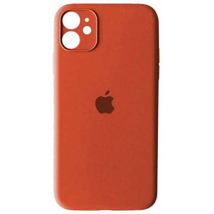 Чохол накладка xCase для iPhone 12 Silicone Case Full Camera Kumquat, фото 1