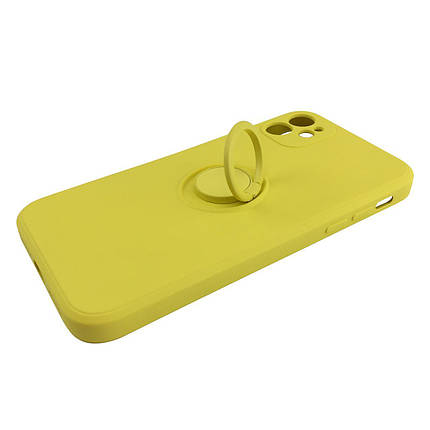 Чохол xCase для iPhone 11 Pro Max Silicone Case Full Camera Ring Yellow, фото 4
