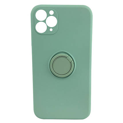 Чохол xCase для iPhone 11 Pro Silicone Case Full Camera Ring Mint, фото 1