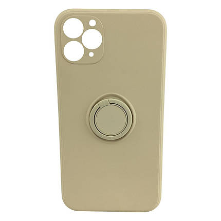 Чохол xCase для iPhone 11 Pro Silicone Case Full Camera Stone Ring, фото 1