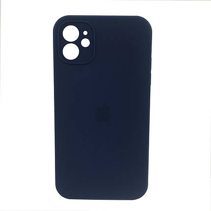 Чохол xCase для iPhone 11 Silicone Case Full Camera Square corners Deep navy, фото 1