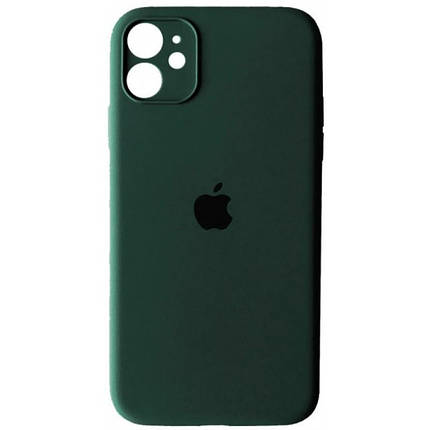 Чохол накладка xCase для iPhone 12 Mini Silicone Case Full Camera Cyprus green, фото 1