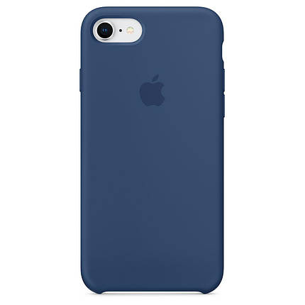 Чохол накладка xCase на iPhone 7/8/SE 2020 Silicone Case navy blue(33), фото 1