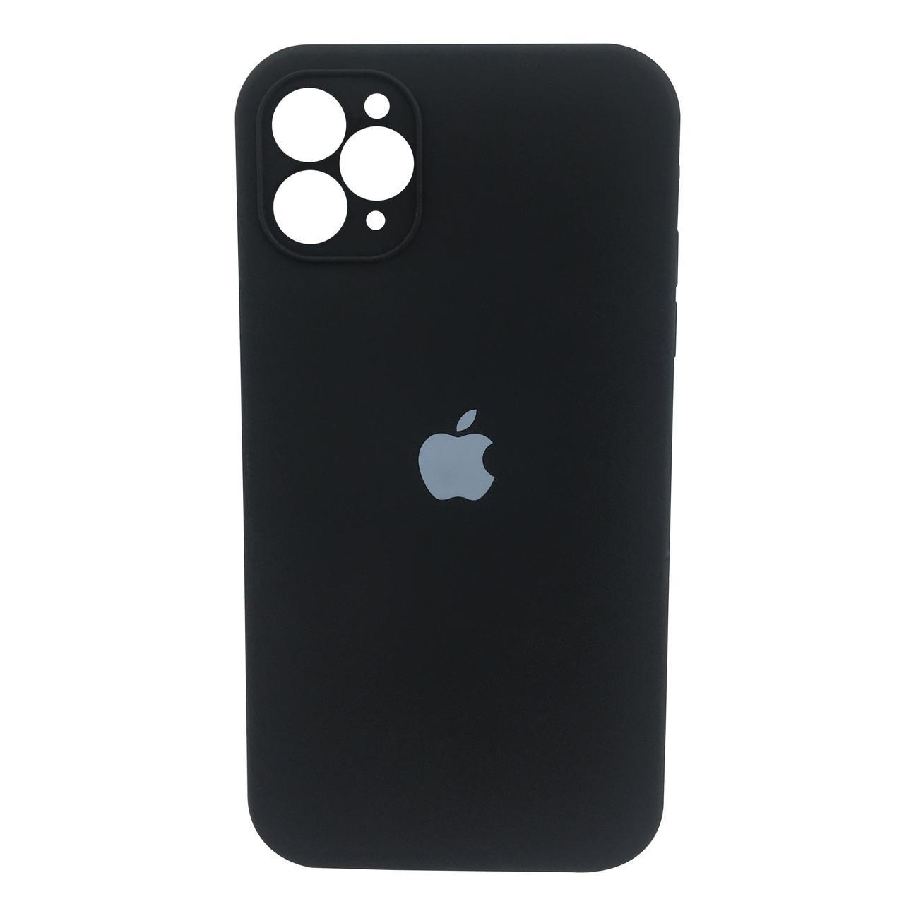 Чохол xCase для iPhone 11 Pro Max Silicone Case Full Camera Square corners Black