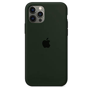 Чехол накладка xCase для iPhone 12/12 Pro Silicone Case Full virid