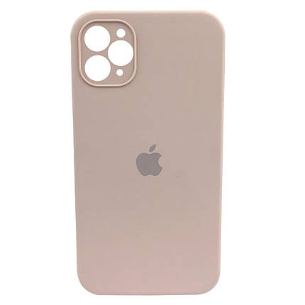 Чохол xCase для iPhone 11 Pro Max Silicone Case Full Camera Square corners Pink sand, фото 1