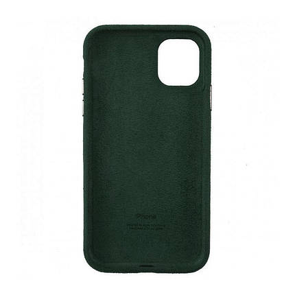 Чохол накладка для iPhone 12 Pro Max Alcantara Full forest green, фото 2