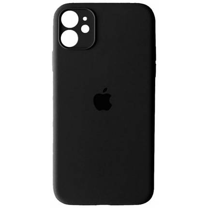 Чохол накладка xCase для iPhone 12 Silicone Case Full Camera Black, фото 1
