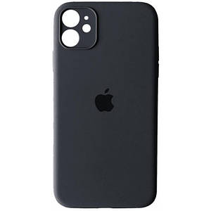 Чохол накладка xCase для iPhone 12 Silicone Case Full Camera Pebble