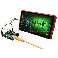 Дисплейний модуль HMI Nextion Intelligent NX8048P070-011C, фото 3