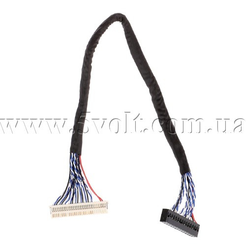 Кабель LVDS інтерфейсу 2ch 6bit 30pin FIX-30P-S6, фото 1
