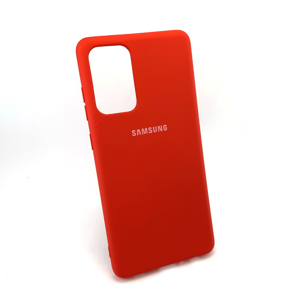 Чохол для Samsung Galaxy A72, A725 4G накладка на бампер протиударний Silicone Cover силікон червоний