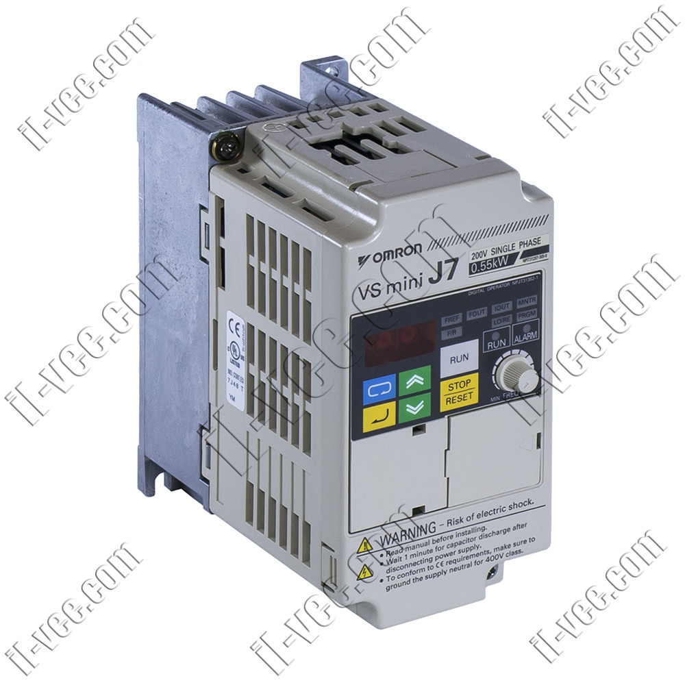 Перетворювач частоти Omron J7, CIMR-J7AZB04P, 0.55 kW, 230V AC 1ph to 3ph, фото 1