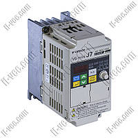 Преобразователь частоты Omron J7, CIMR-J7AZB04P, 0.55 kW, 230V AC 1ph to 3ph