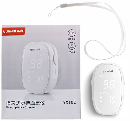 Пульсоксиметр Xiaomi Yuwell YX102 White (ID#1398150218), цена: 983 ...
