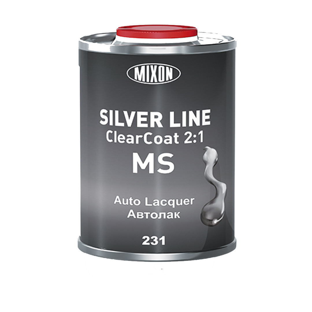 Двокомпонентний акриловий лак для авто MIXON SILVER LINE MS-231 безбарвний 0.8л