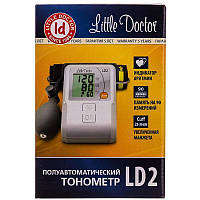 Полуавтоматический тонометр на плечо с манжетой 25-36 см Little Doctor LD-2