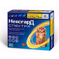 NexGard Spectra таблетка від бліх і кліщів для собак 3,5-7,5 кг (S) - 1 таб.