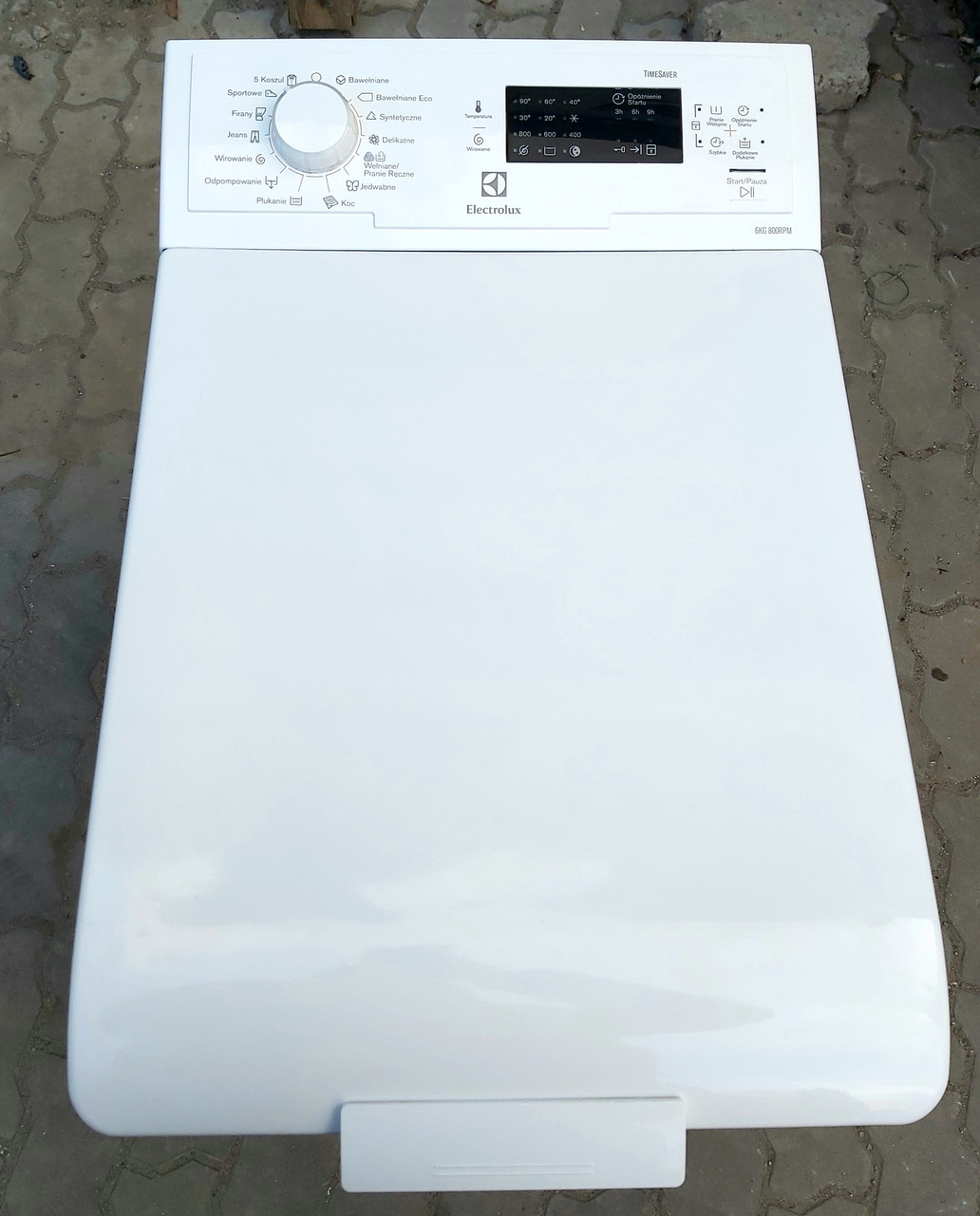 Пральна машина з вертикальним завантаженням ELECTROLUX EWT 0862 TDW б/у, фото 1