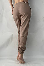 БАТАЛЬНІ жіночі літні штани, No 123 ЛЕН беж No1, фото 3