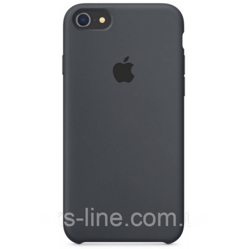 Чохол для iPhone 7/8/ iPhone SE 2020 Silicone Case бампер (Charcoal grey)