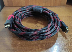 Кабель HDMI-HDMI 3 метри обмотці Позолочені контакти.ферити.V.1,4