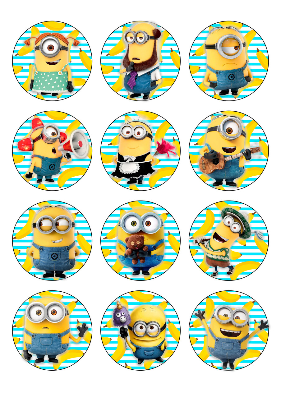 Міньйон 7 Вафельна картинка