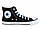 Кеди конверс чорно-білі високі Converse All Star, розмір в НАЯВНОСТІ - 43 (стелька 28 см), фото 6