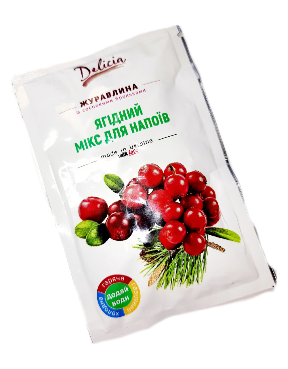 Вітамінний Чай Журавлина Delicia, 50г., з цукром